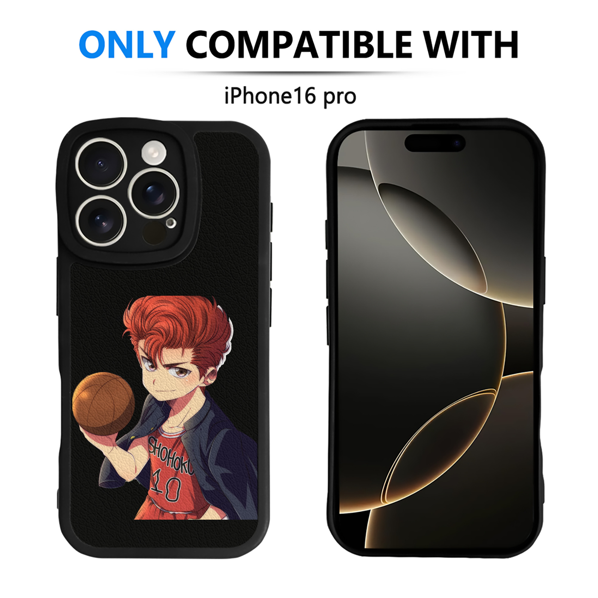 （画像用） SLAM DUNK／スラムダンク 【iPhone 16シリーズ対応】シリコンスマホケース（レザー調） 材質：シリコン